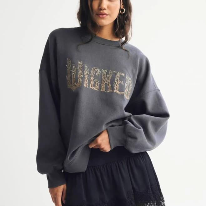 Abercrombie & Fitch Women's Wicked Oversized Sunday Crew