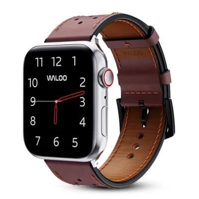 Breathable Leather Band for Apple Watch