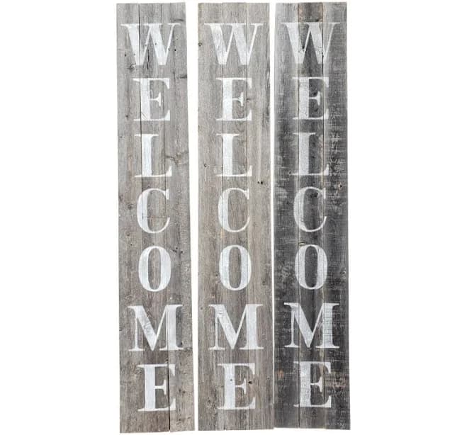 Gracie Oaks Hoefer Welcome Sign