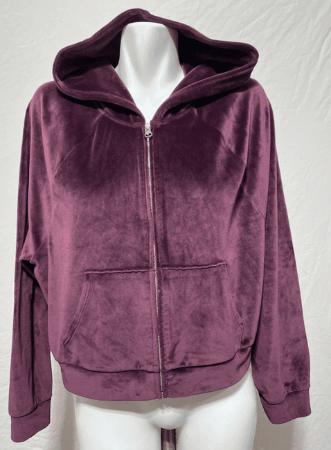 Victoria's Secret Women's Velour Front-Zip Hoodie