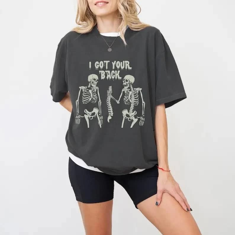 Vintage I Got Your Back Skeleton T-Shirt