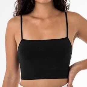 Los Angeles Apparel Women's Spaghetti Crop Top