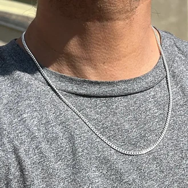 925 Sterling Silver Miami Cuban Link Chain Necklace