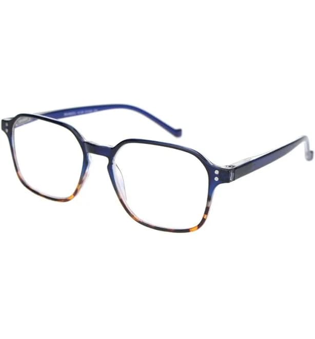 Thin Plastic Keyhole Rectangle Fashion Reading Glasses