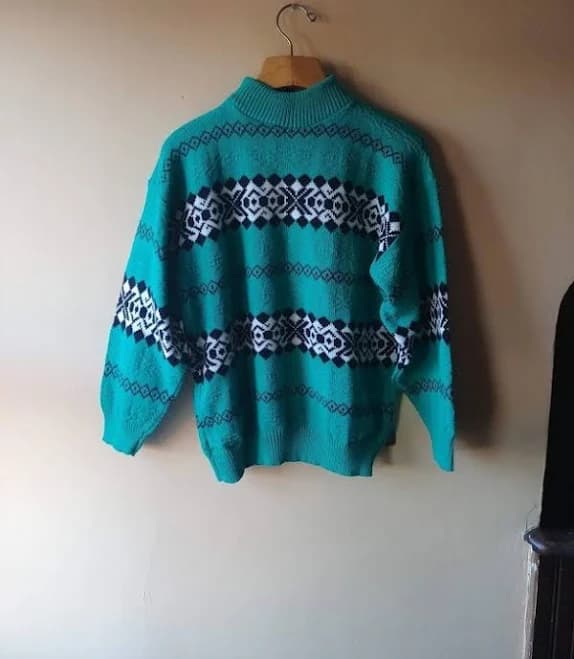 Vintage 80s 90s Striped Sweater