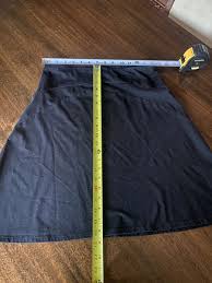 Patagonia Women's Small Vitaliti Organic Cotton Knee Length Skirt Black | eBay