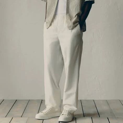 H&M Men's Relaxed-Fit Cotton Pants