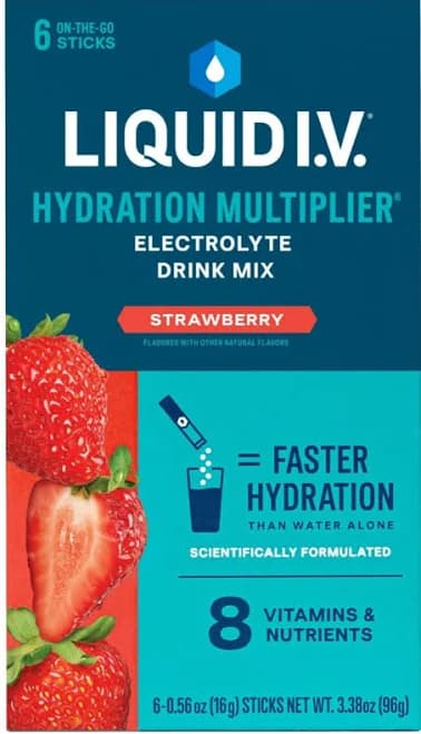 Liquid I.v. Strawberry Hydration Multiplier 6 Ct