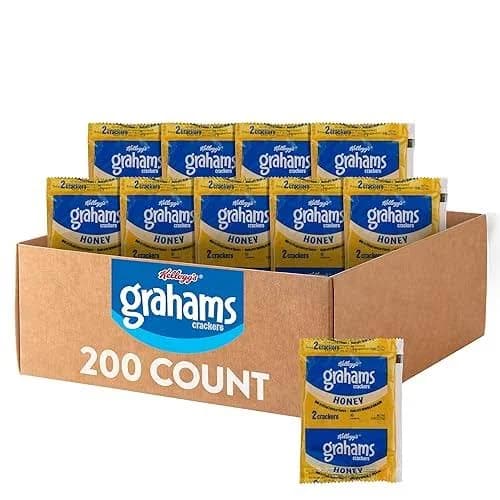 Kellogg's Grahams Crackers, Honey, .49oz (200 Count)