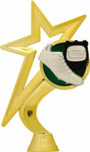 Gold Star Track Trophy Figure