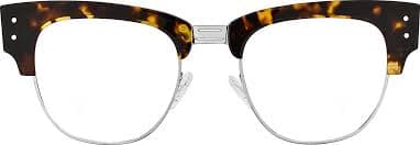 Tortoiseshell Browline Glasses #1916525 | Zenni Optical Canada