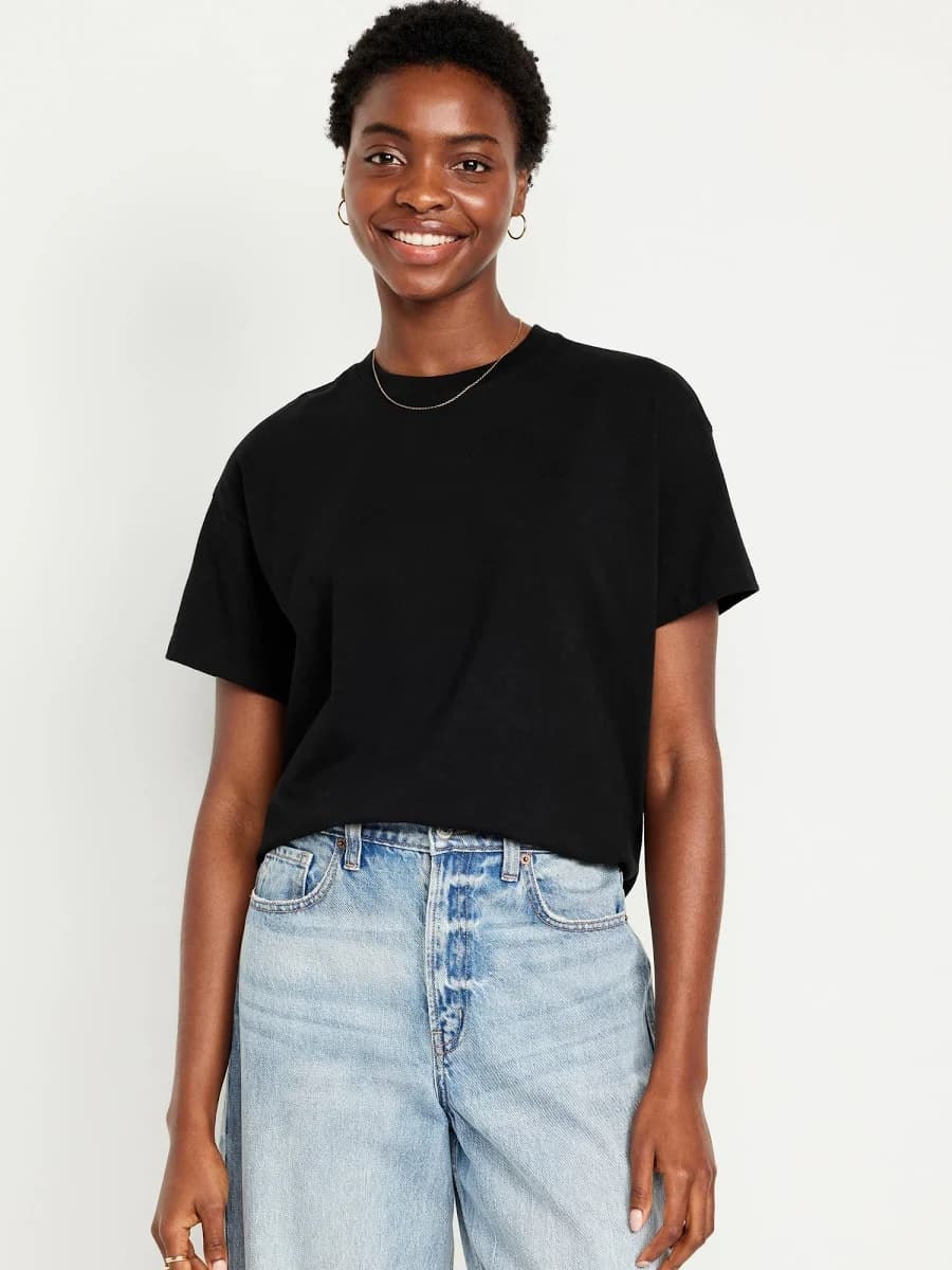 Old Navy Women's Vintage Crew-Neck T-Shirt