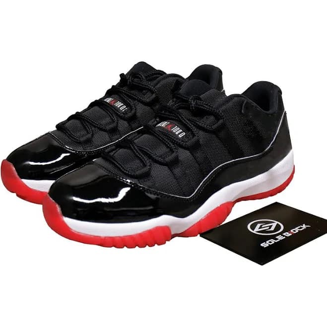 Air Jordan 11 Retro Low ‘bred’ Fv5104-006 2025 Unisex Black Red