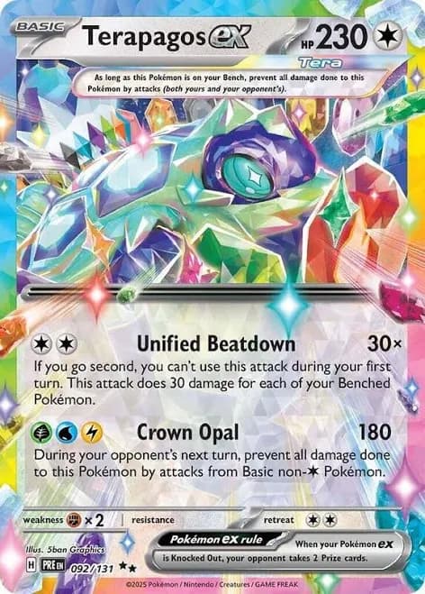 Pokemon Prismatic Evolutions Double Rare Trading Card Game