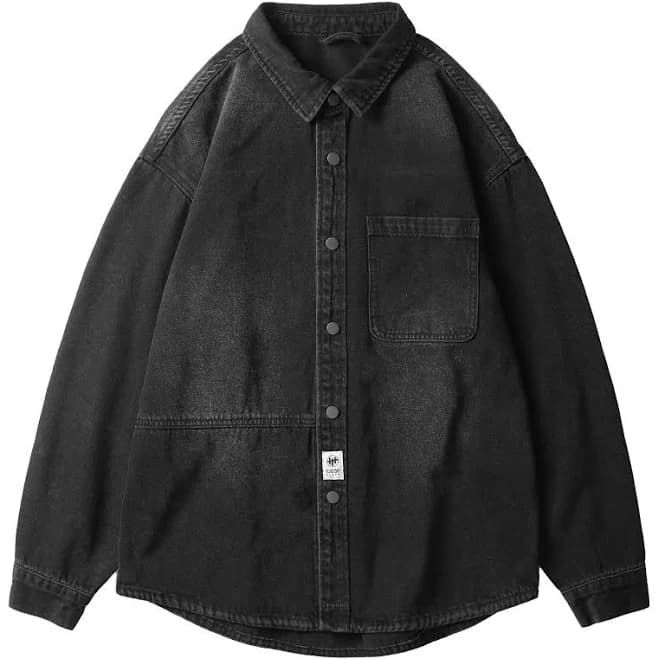 Leyoma Men's Cotton Utility Overshirt Jacket
