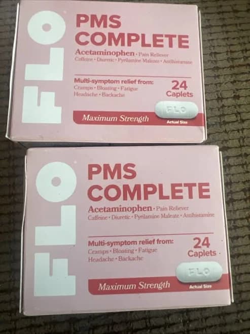 Flo Pms Complete Multi-symptom Relief Maximum Strength (2) Box’s 24ct