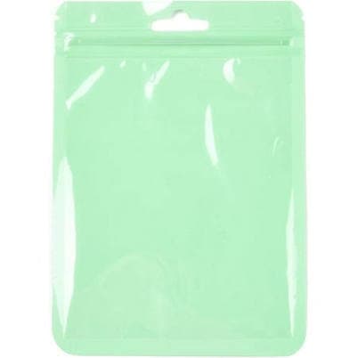 100pcs Macaron Colour Zip Lock Bags Transparent Seal Pouches