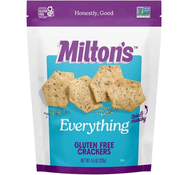 Miltons Gluten Free ers, Everything Bagel Inspired, Non-GMO, Kosher, 4.5 Oz