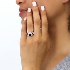 Halo Milgrain Promise CZ Engagement Split Shank Ring – BERRICLE Wholesale