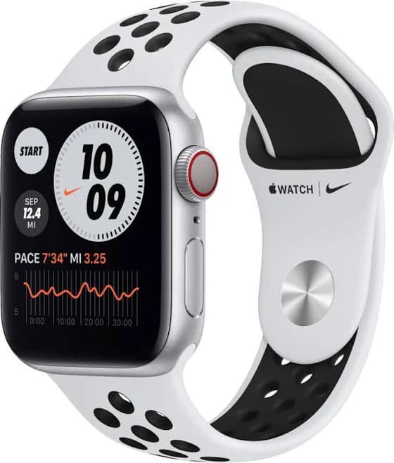 Nike Apple Watch Series 6 GPS Silver Aluminum Hotsell