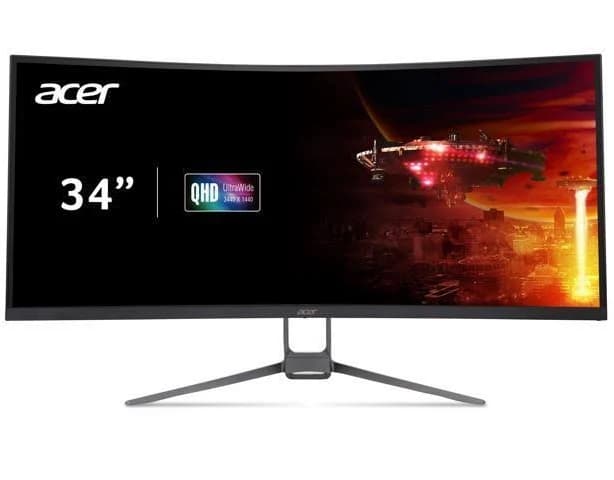 Refurbished Acer Nitro 34" Widescreen Gaming LED Monitor