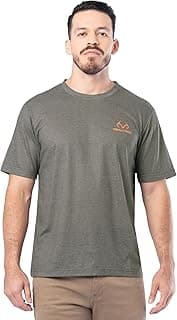Men's Short Sleeve Graphic Performance Tee, Moisture Wicking Lightweight T-Shirt for Hunting and Outdoor Lifestyle