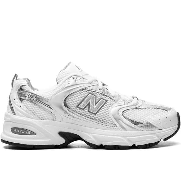 New Balance - 530 "White Silver Metallic" sneakers - men - Fabric/Polyurethane/Rubber/Fabric - 8