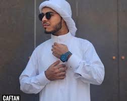 Handmade Cotton Men's Jubba: White Muslim Thobe - Etsy