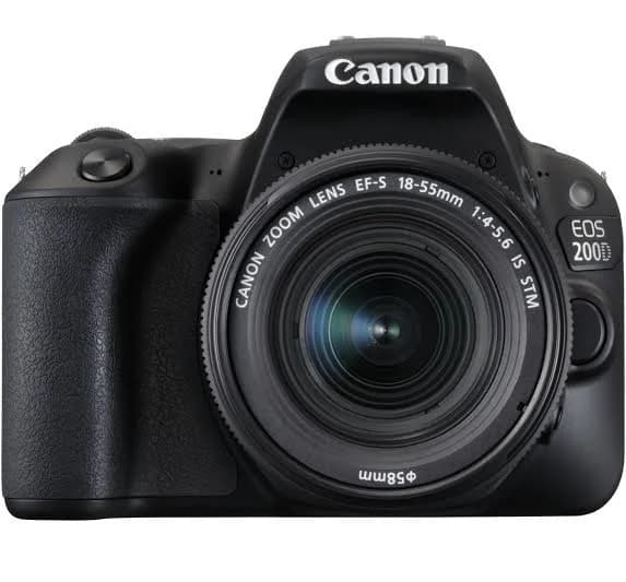 Canon EOS Rebel 200d Dslr Camera + Canon 18-55mm STM Lens
