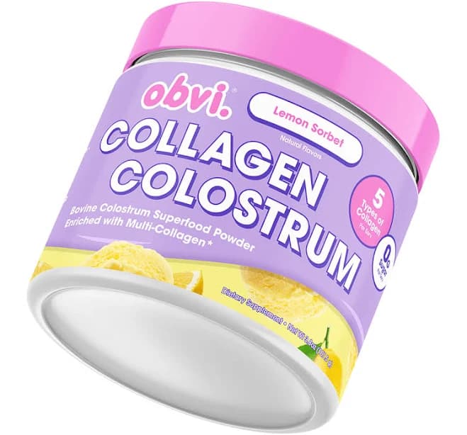 Obvi Collagen Colostrum in Lemon Sorbet
