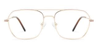 Alvis - Aviator Gold Glasses for Men - Lensmart