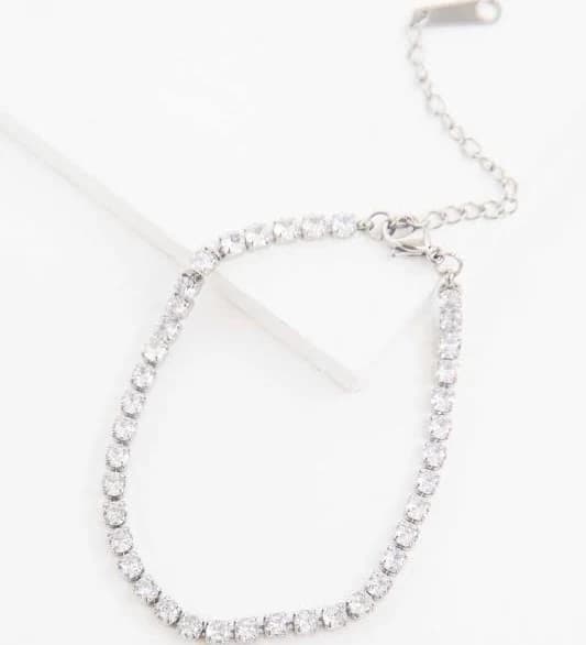 Round Stone Tennis Bracelet