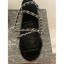 Vintage cc chain patent leather tote Chanel Black in Patent leather - 47418805