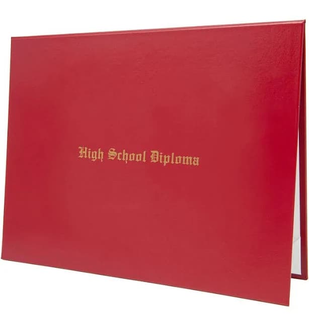 Classic Home School Diploma Tent-Style Document Cover