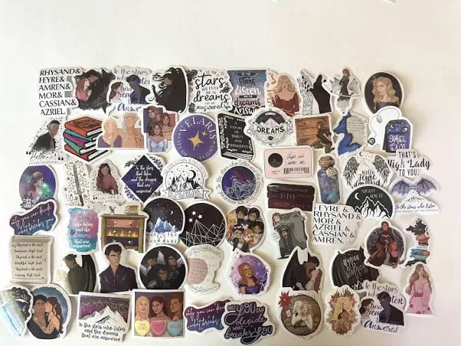 ACOTAR waterproof stickers