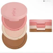 NWOT Kaja Face Bento Cream Bronzer, Powder Blush & Highlighter Sculpting Trio