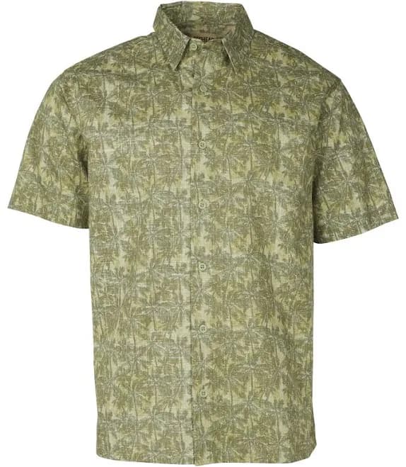 Redhead Men's Crosshatch Printed Short-Sleeve Button-Up Shirt