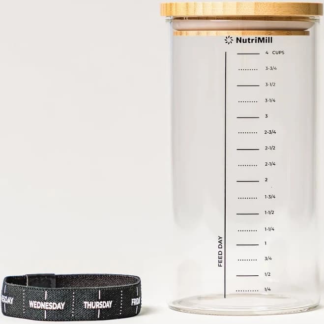 NutriMill Sourdough Starter Jar