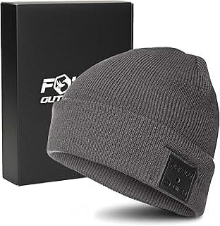 Bluetooth Beanie Hat – 15-Hour Battery, Built-in Mic, Fully Washable, Perfect Tech Gift for Men & Women