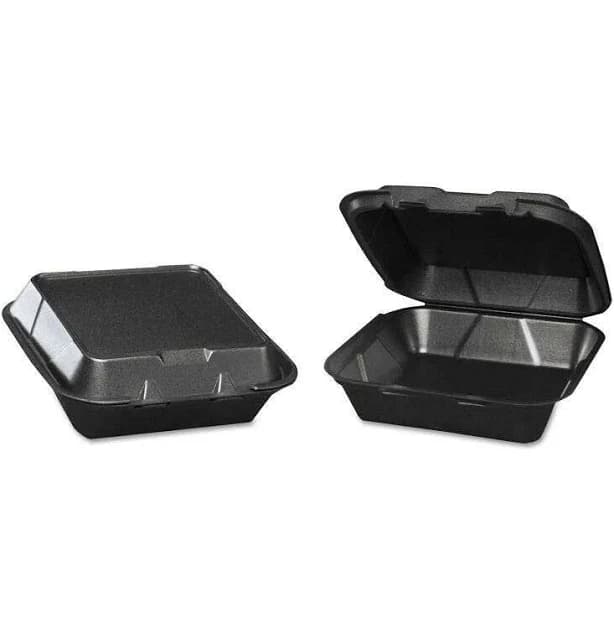 Genpak Foam Hinged Containers