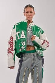 CATCHING FLIGHTS EMBROIDERED BOMBER – AKIRA
