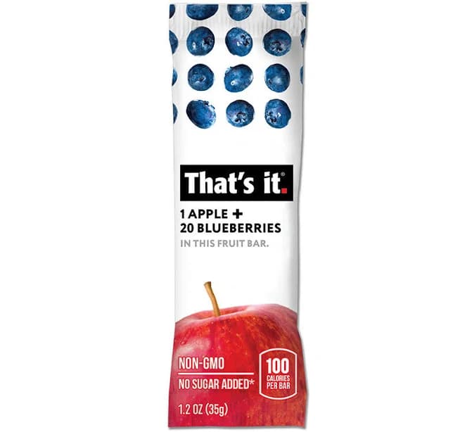 That's It Fruit Bar Apple Blueberry