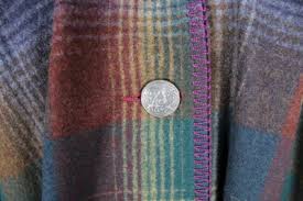 Vintage Caleigh Capes Celtic Wool Blend Plaid Burgundy Multi Cape OSFM USA MADE | eBay