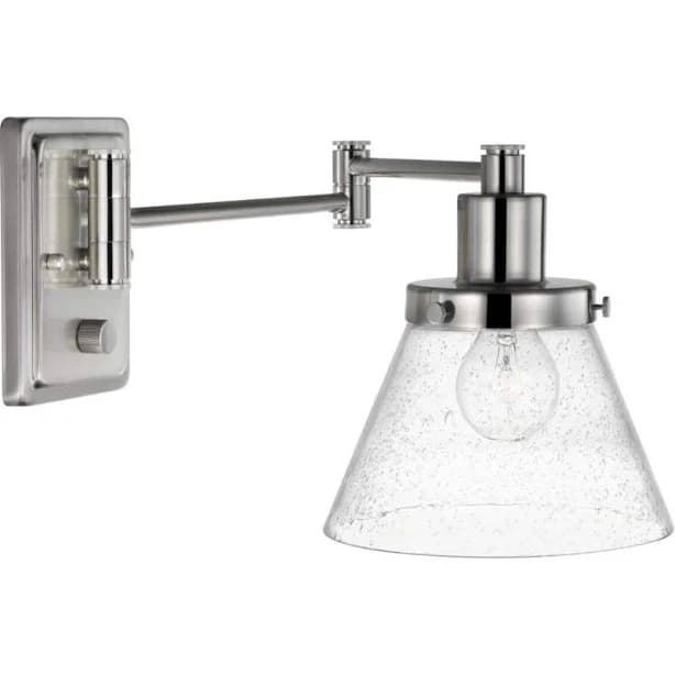 Progress Lighting Hinton Swing Arm Wall Light