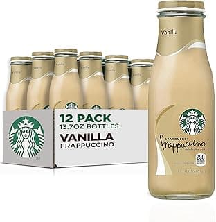 Frappuccino Coffee Drink, Vanilla, 13.7 Fl Oz (Pack of 12)