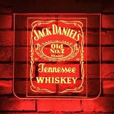 Jack Daniels Tennessee Whiskey RGB LED Acrylic Sign | LED Bar Sign | RGB LED