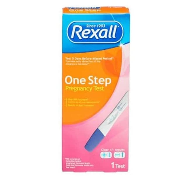Rexall One Step Pregnancy Test Kit