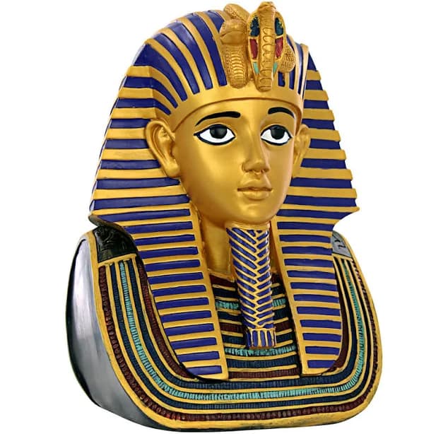 Design Toscano Golden Shroud of Tutankhamen Egyptian Bust Statue