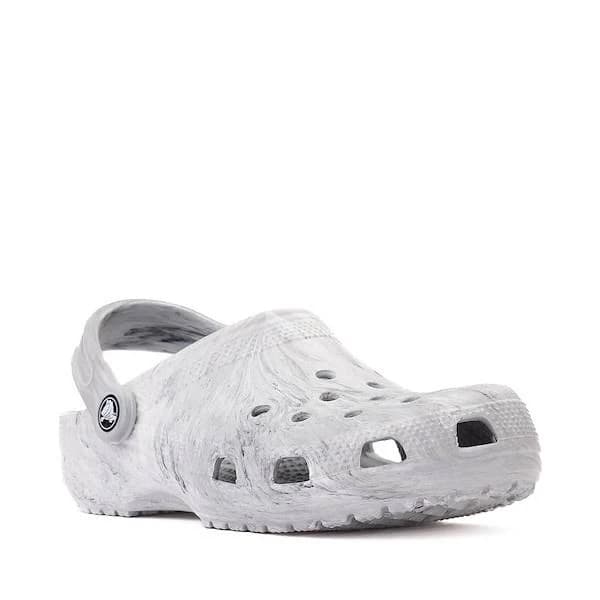 Crocs Classic Clog - Marbled Watercolor - GREY MISC - Size Mens 13/Womens 15