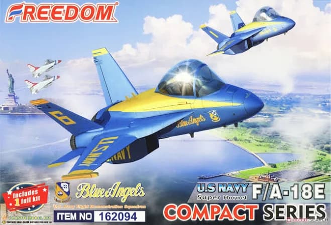 Compact Series US Navy F/A-18E Super Honet Blue Angels Plastic Model